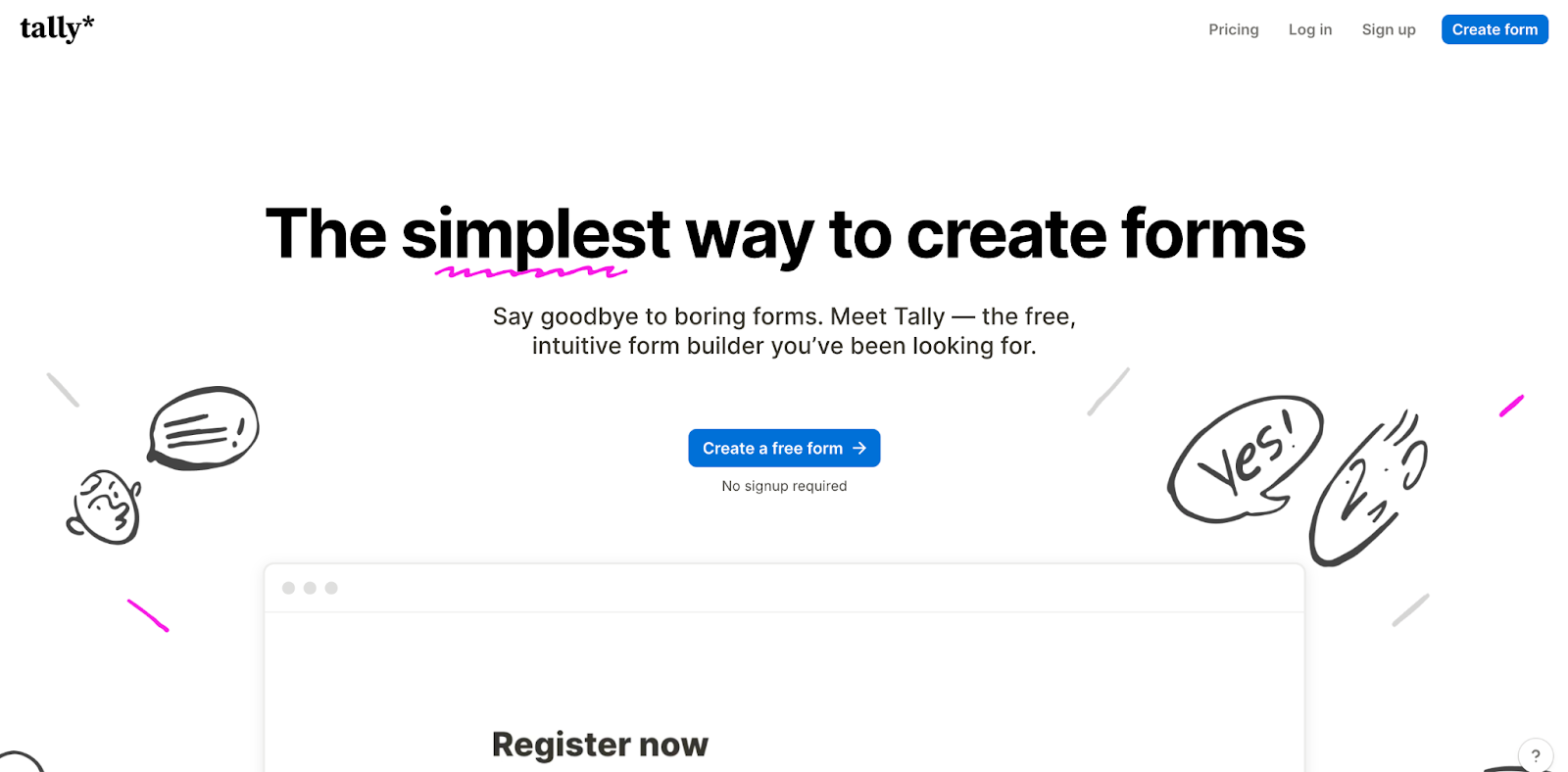 Survey software for small businesses tally