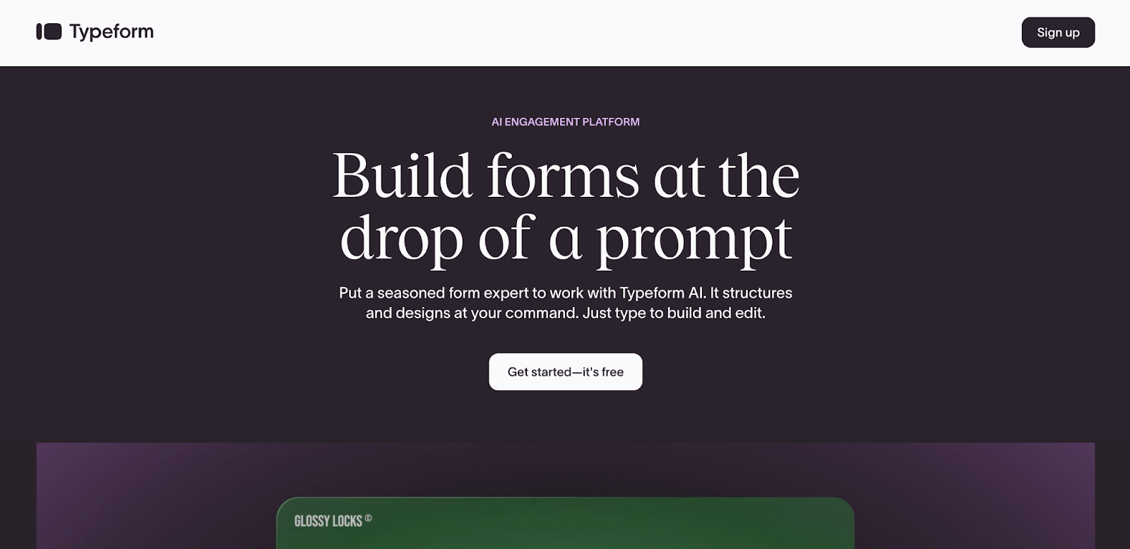 Survey software for small businesses Typeform