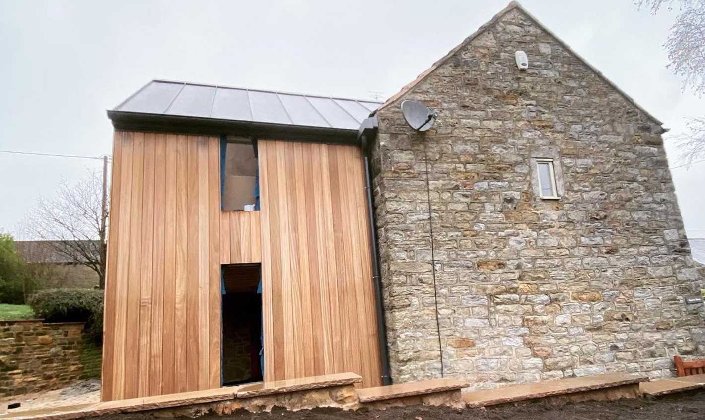 Two storey extension in Ashover