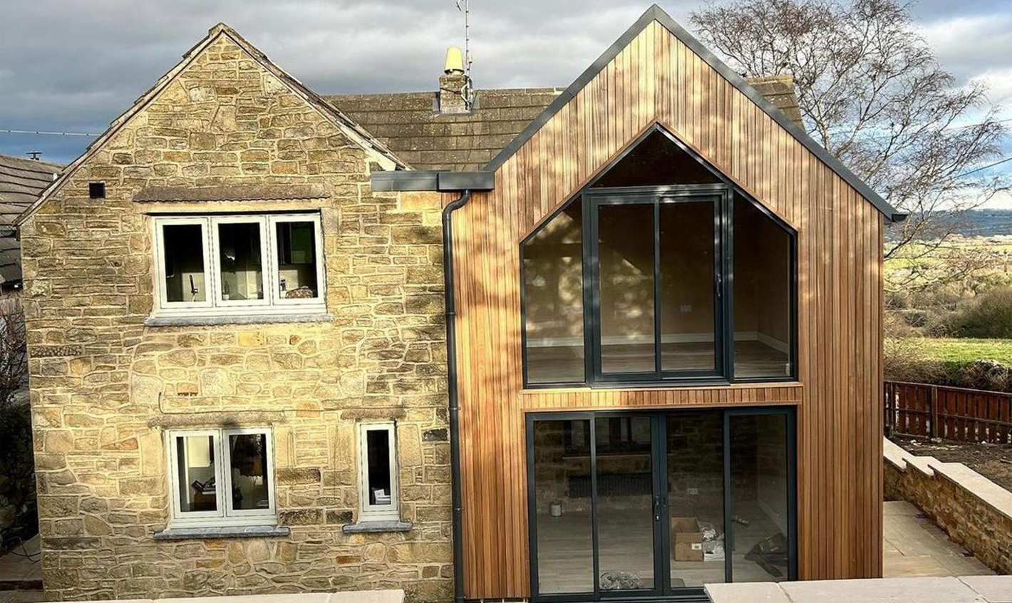 Two storey extension in Ashover