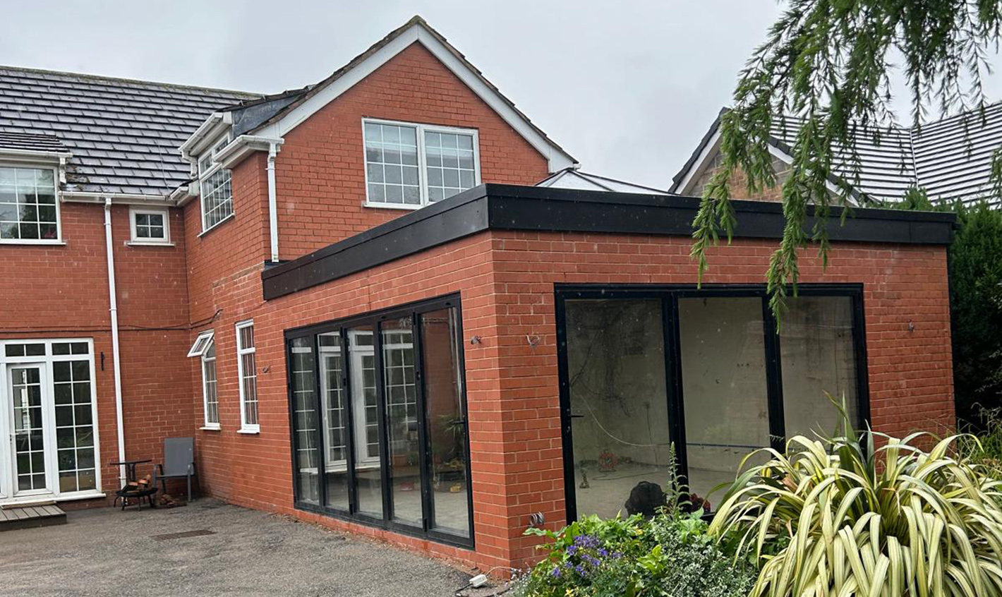 Single storey extension in Mansfield