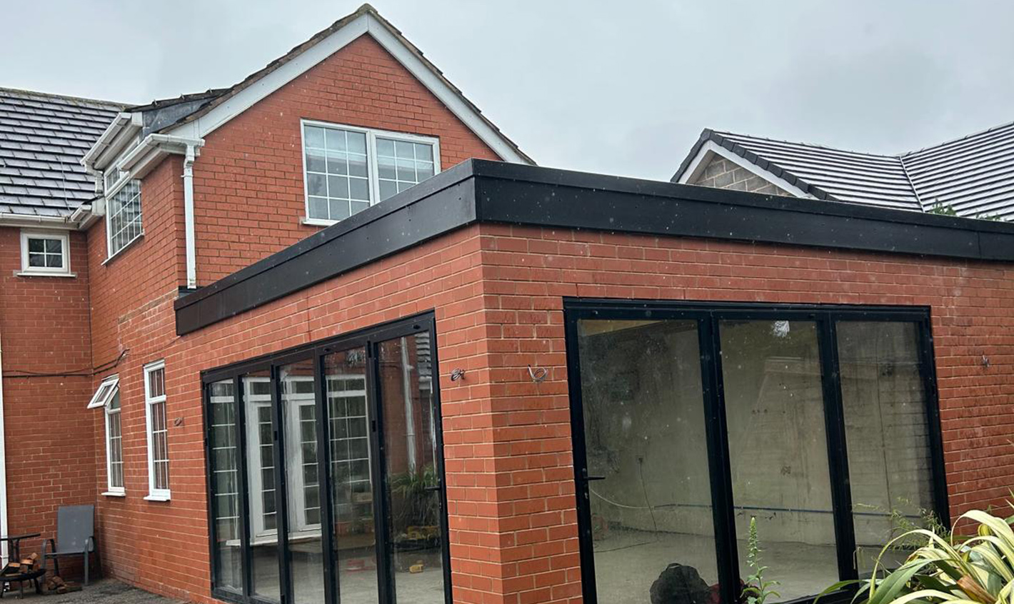 Single storey extension in Mansfield