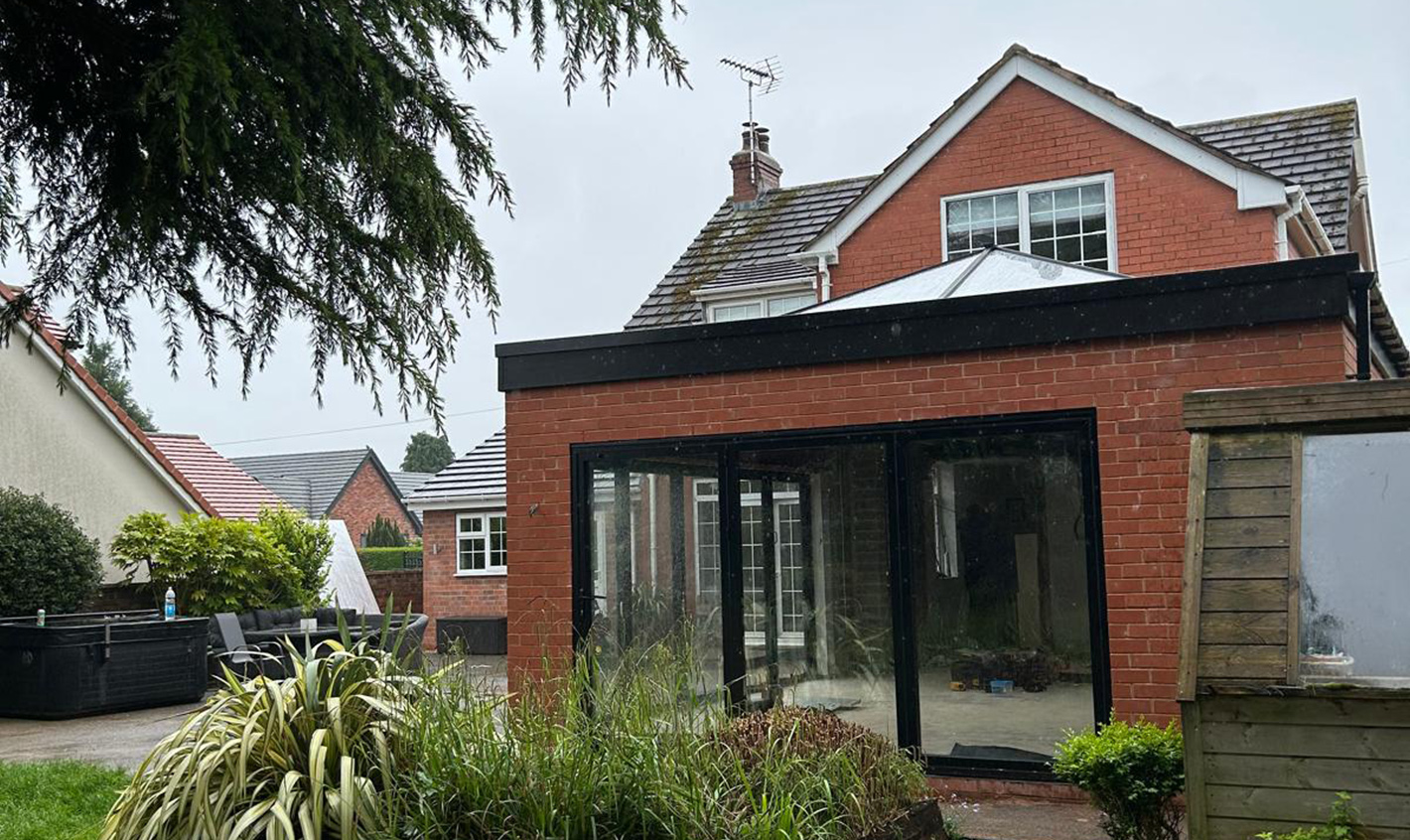 Single storey extension in Mansfield