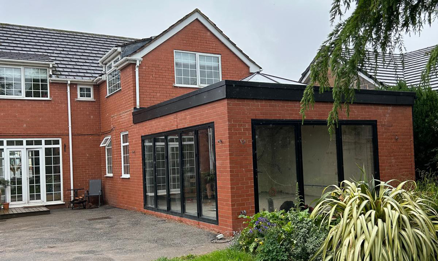 Single storey extension in Mansfield