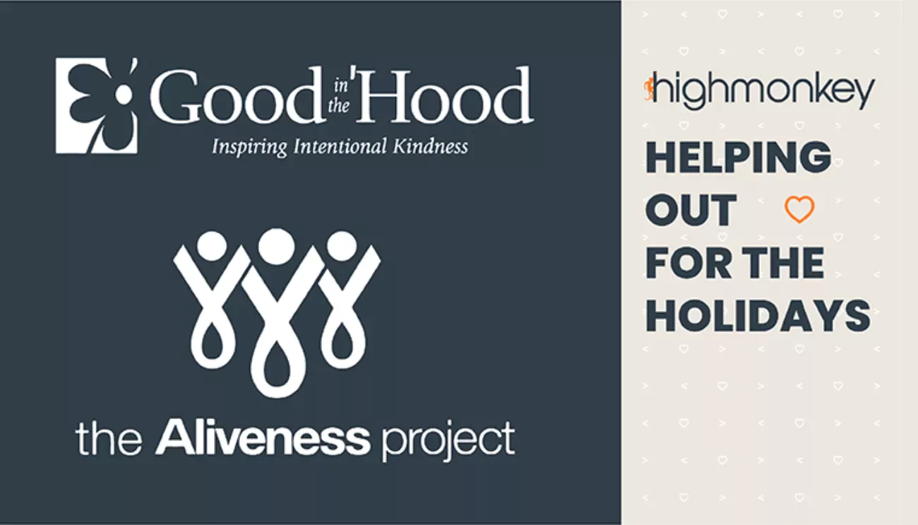 Good for the Hood logo and the Aliveness Project logos