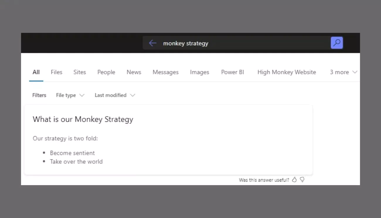 Screenshot showing Microsoft Answers