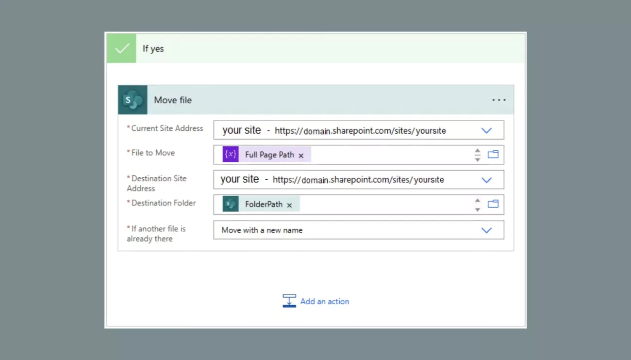Screenshot showing Flows in SharePoint
