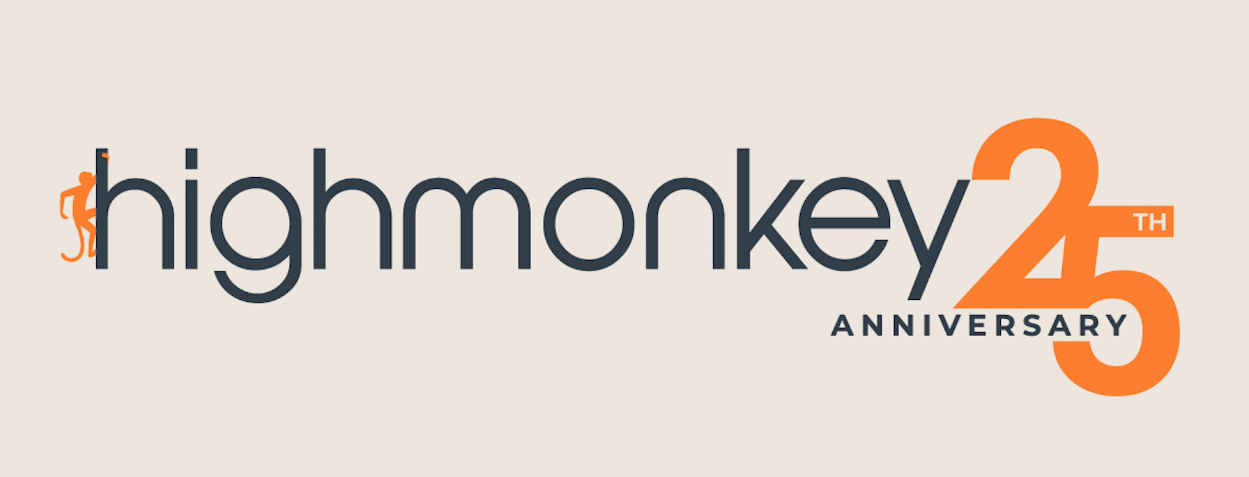 High Monkey 25th anniversary logo