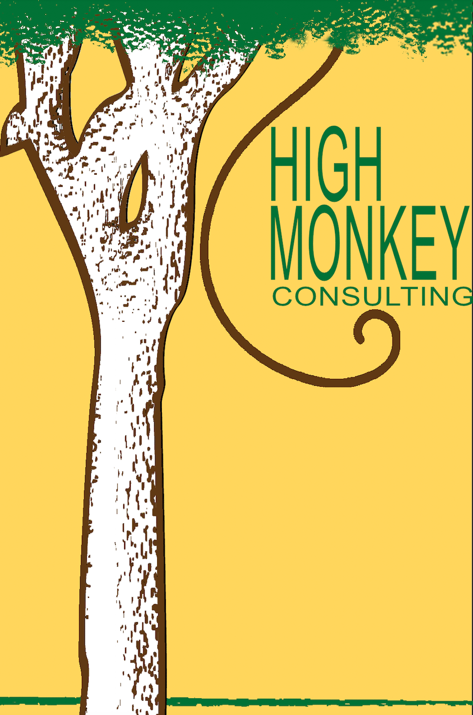 High Monkey business card from 2004.