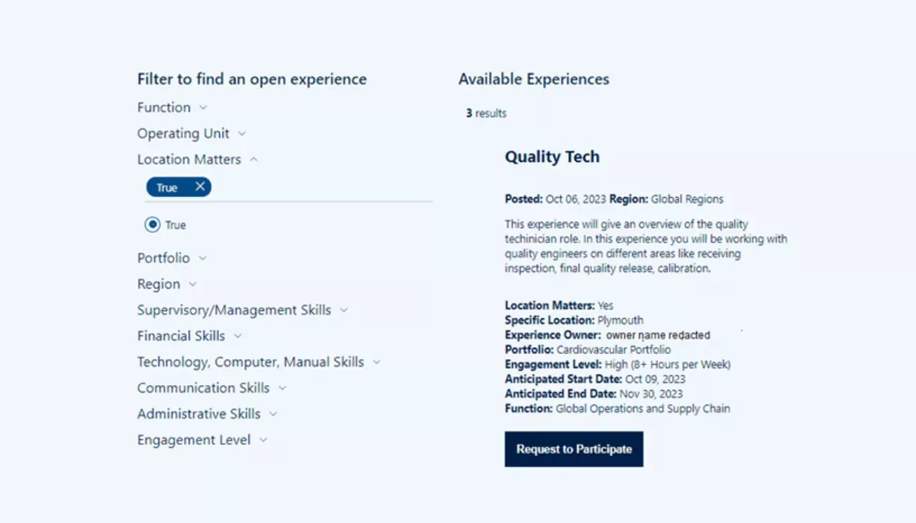 Screenshot of Content Search Webpart in SharePoint