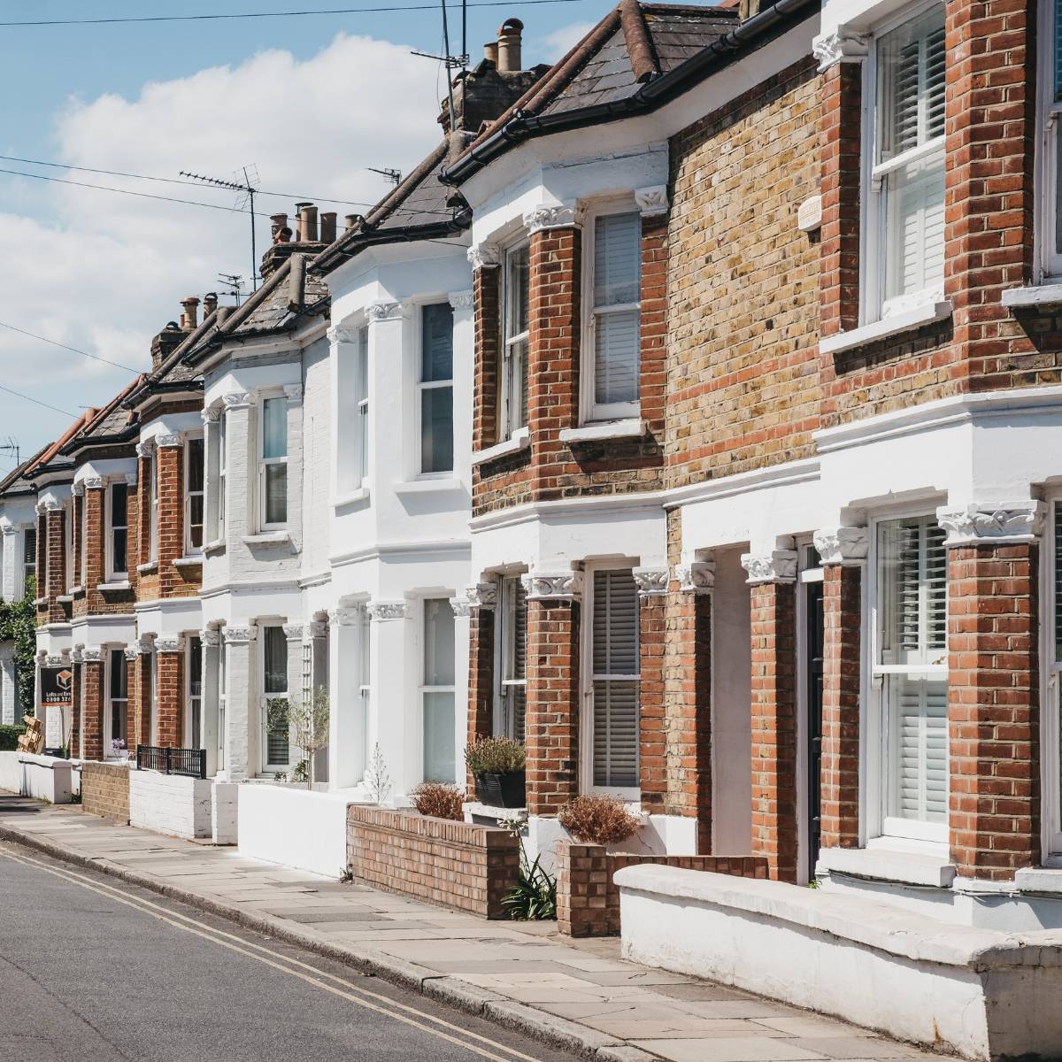 Housing on a street