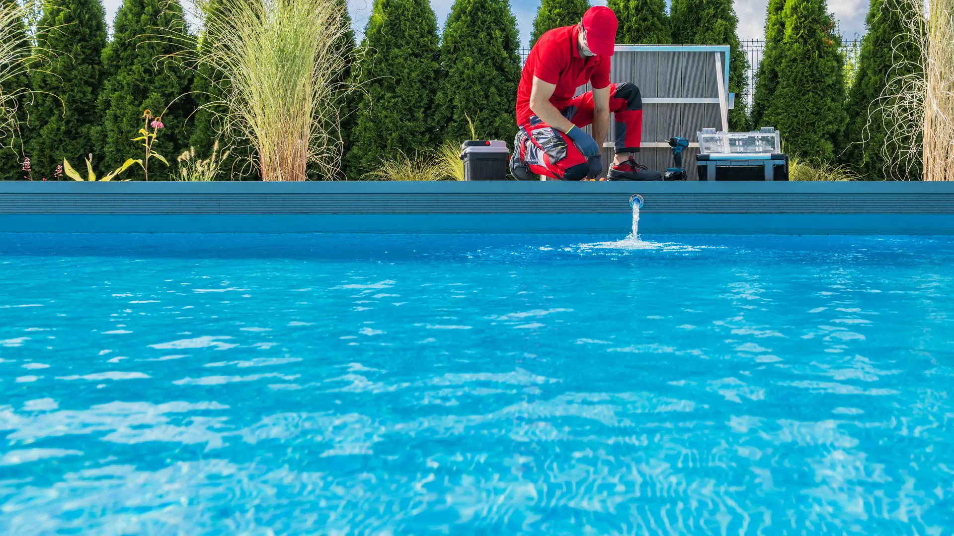 Especialista en mantenimiento de piscinas en Cambrils con agua cristalina