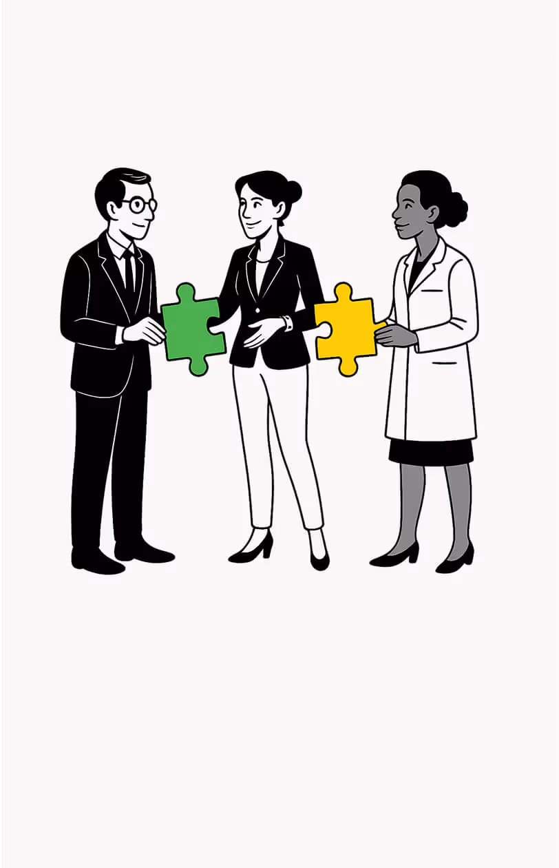 Illustration of a woman nurturing a plant symbolizing advocacy and care