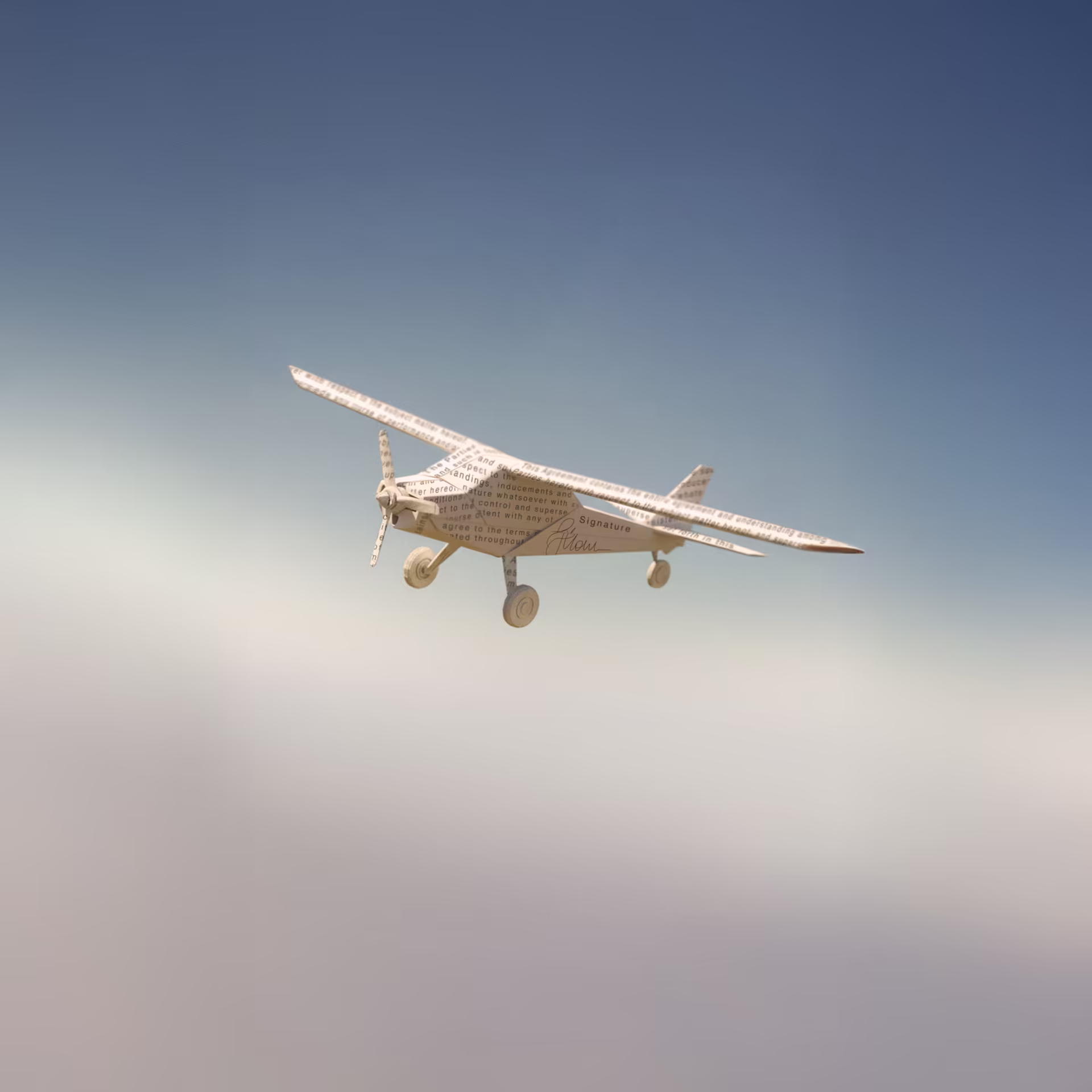 Closerflow paper plane