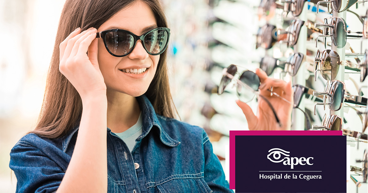 Young woman wearing glasses smiles