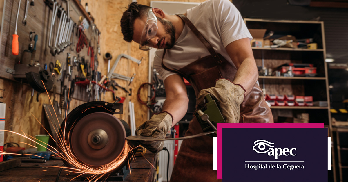 Young woman wearing glasses smiles