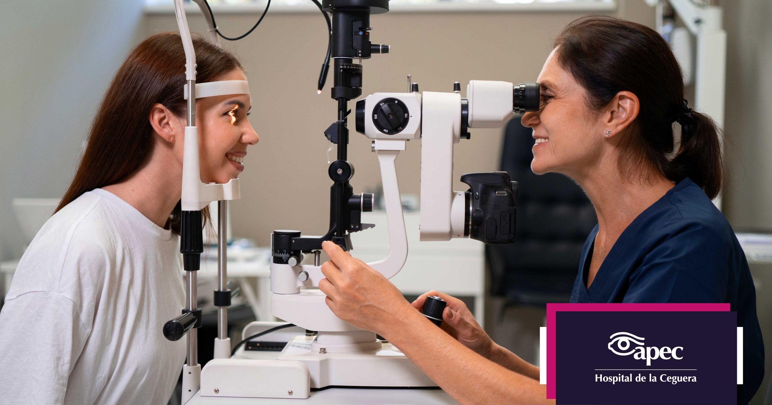 Young woman wearing glasses smiles