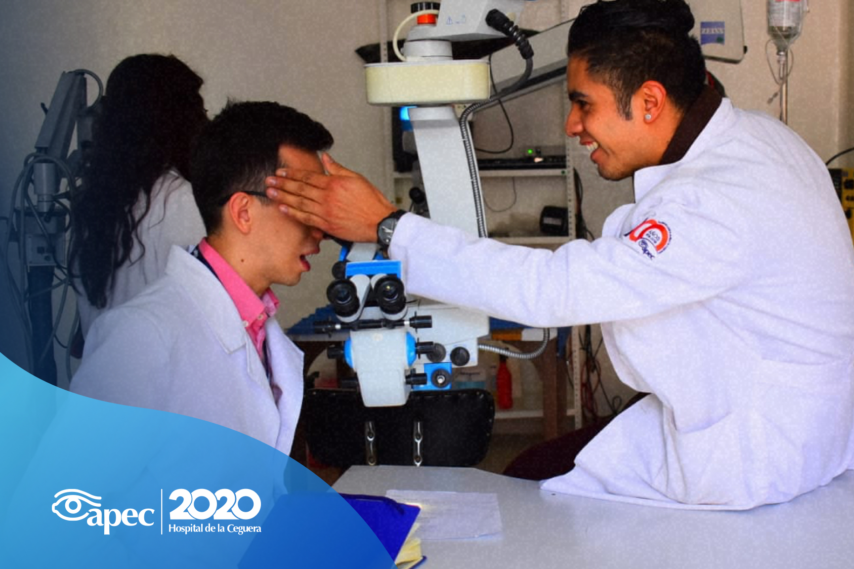 Young woman wearing glasses smiles