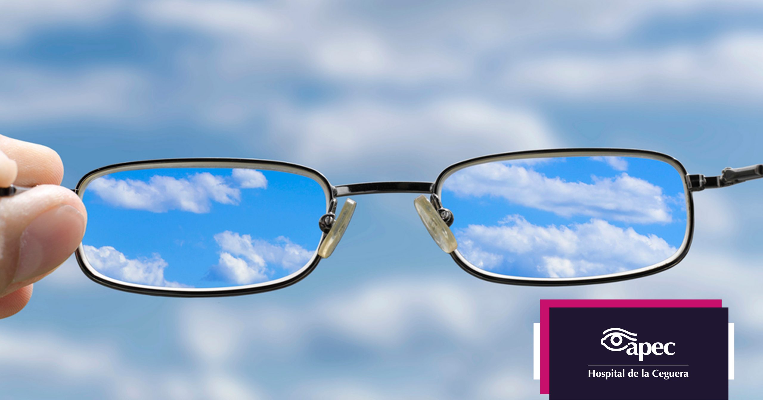 Young woman wearing glasses smiles