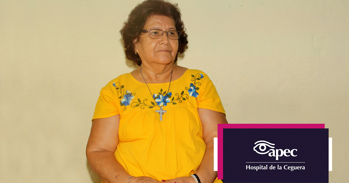 Young woman wearing glasses smiles