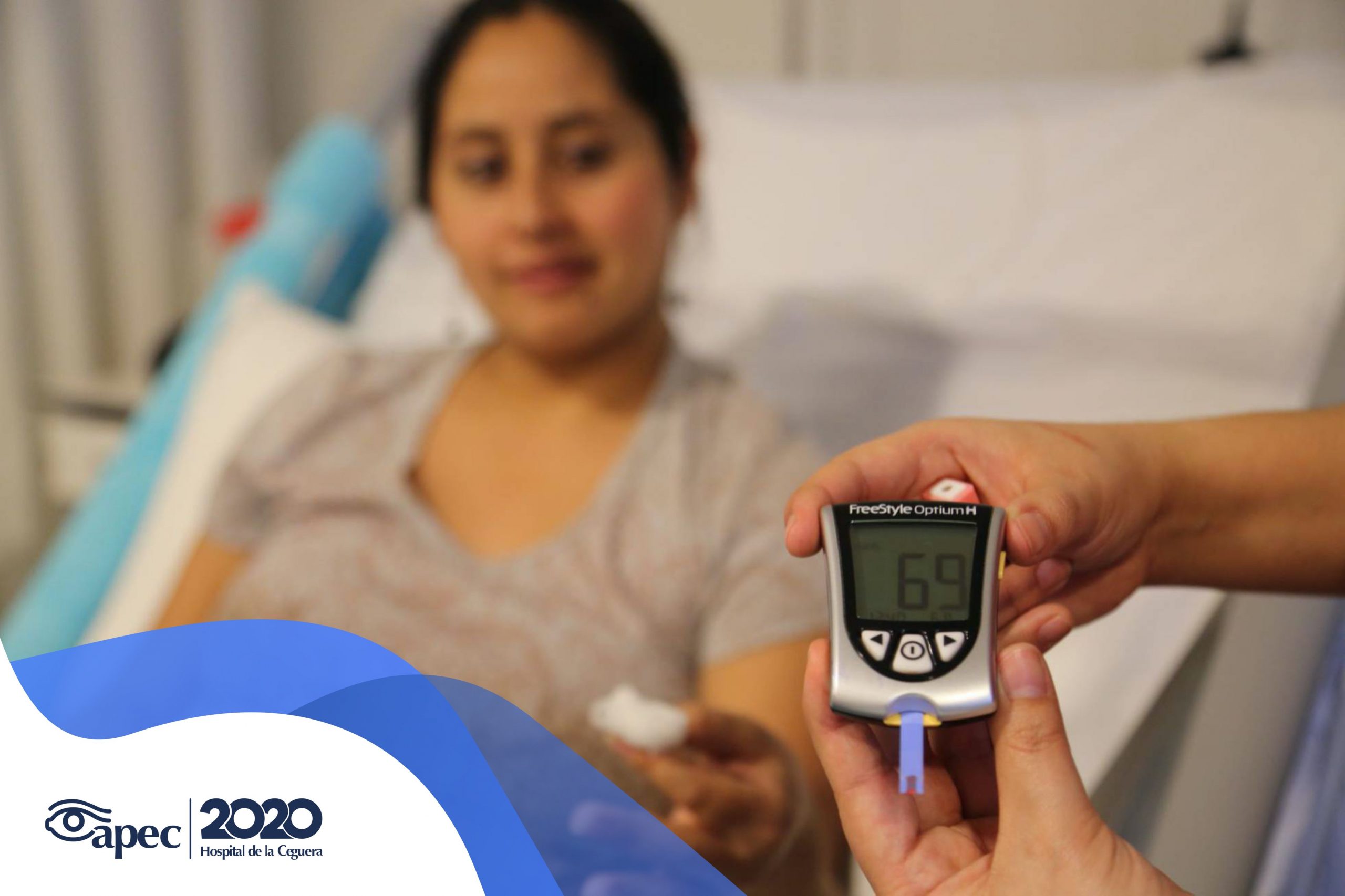Young woman wearing glasses smiles