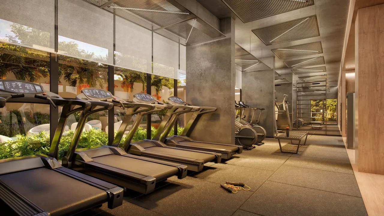 perspectiva ilustrada da Fitness