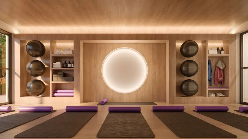 perspectiva ilustrada do Pilates