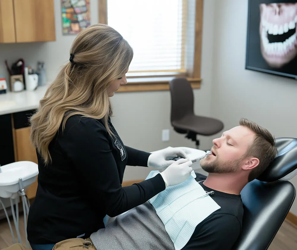 Dental care for patient