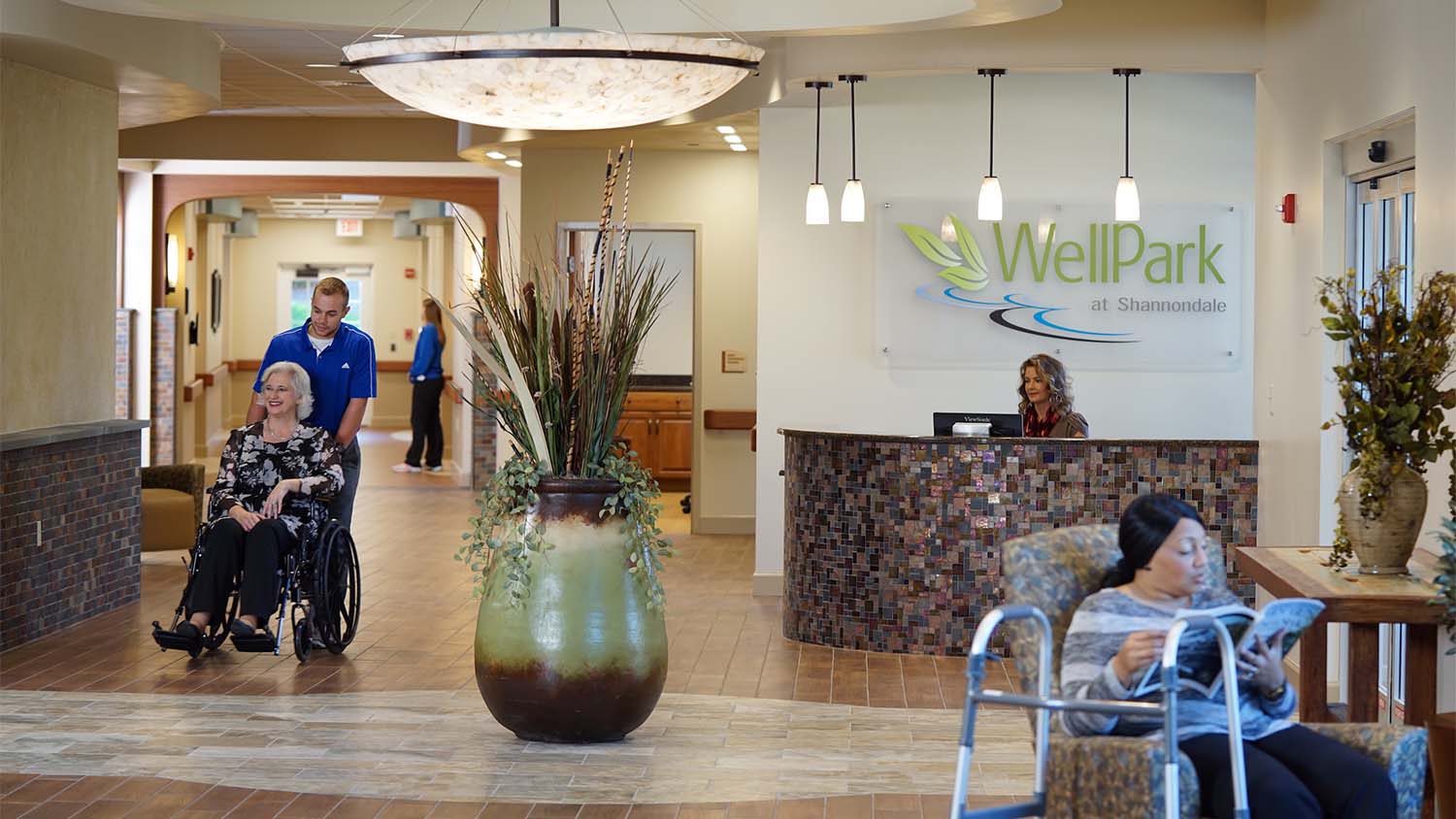 Foyer at the Shannondale Rehabilitation Center by Johnson & Galyon