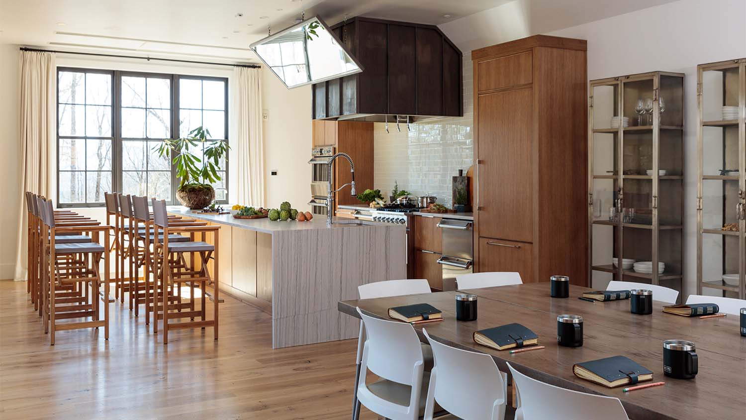 Kitchen in Blackberry Mountain built by Johnson & Galyon
