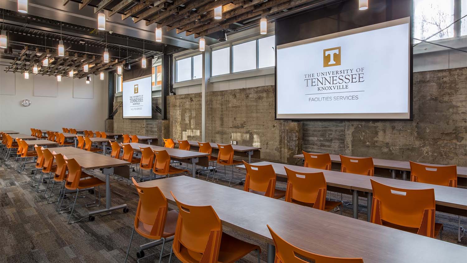 Classroom in the University of Tennessee Support Services Complex