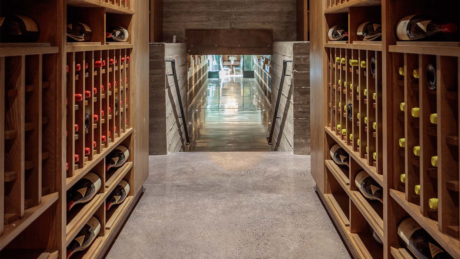 Wine cellar in Blackberry Farm Bramble Hall