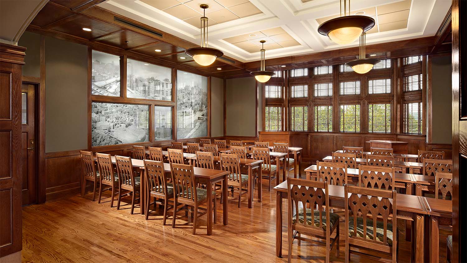 A classroom inside University of Tennessee Ayres Hall