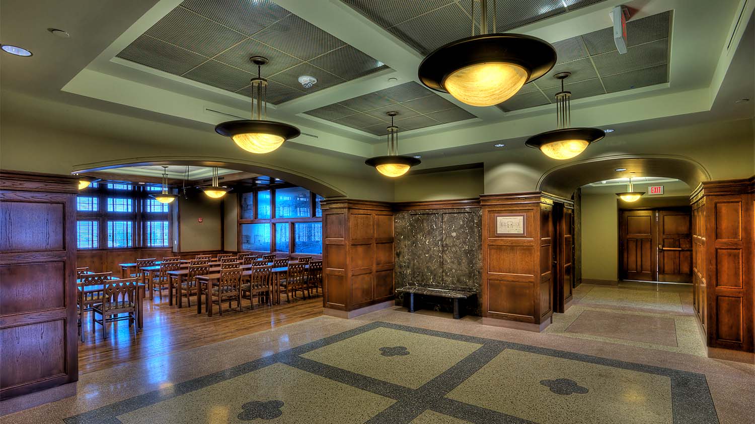 Hallway view of University of Tennessee Ayres Hall