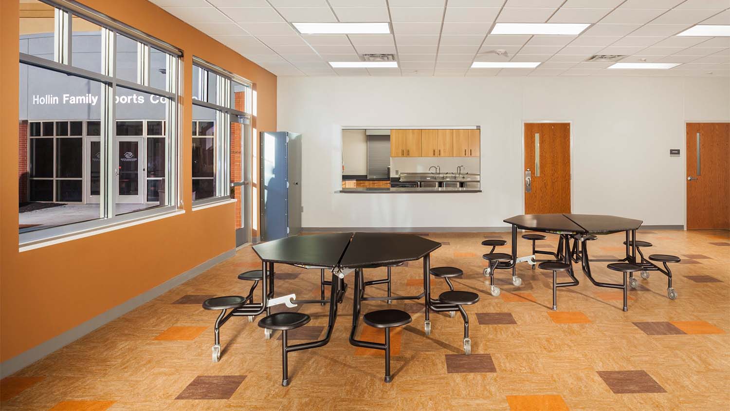 Cafeteria inside of Boys & Girls Club of the Tennessee Valley