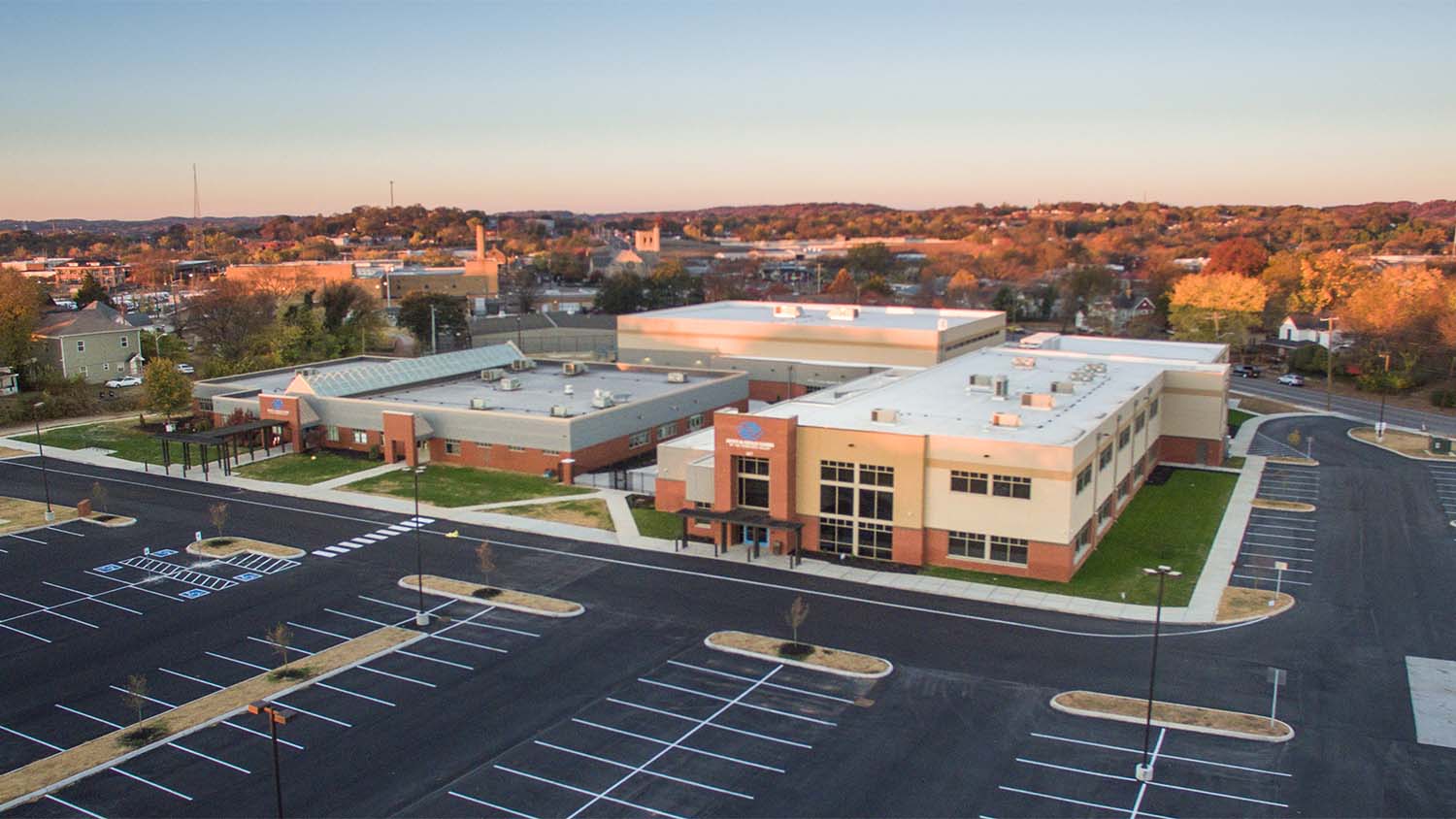 Aerial view of Boys & Girls Club of the Tennessee Valley