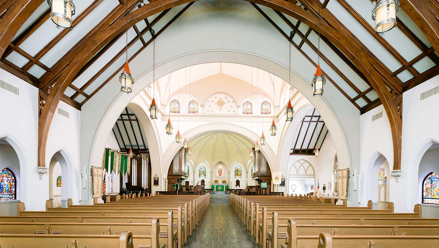 Interior view of St. John’s Episcopal Cathedral
