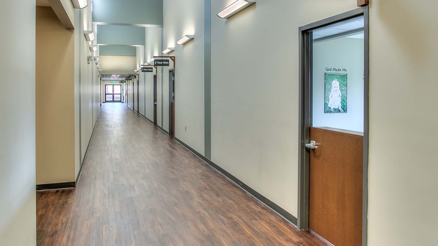 Hallways in Blount Community Church