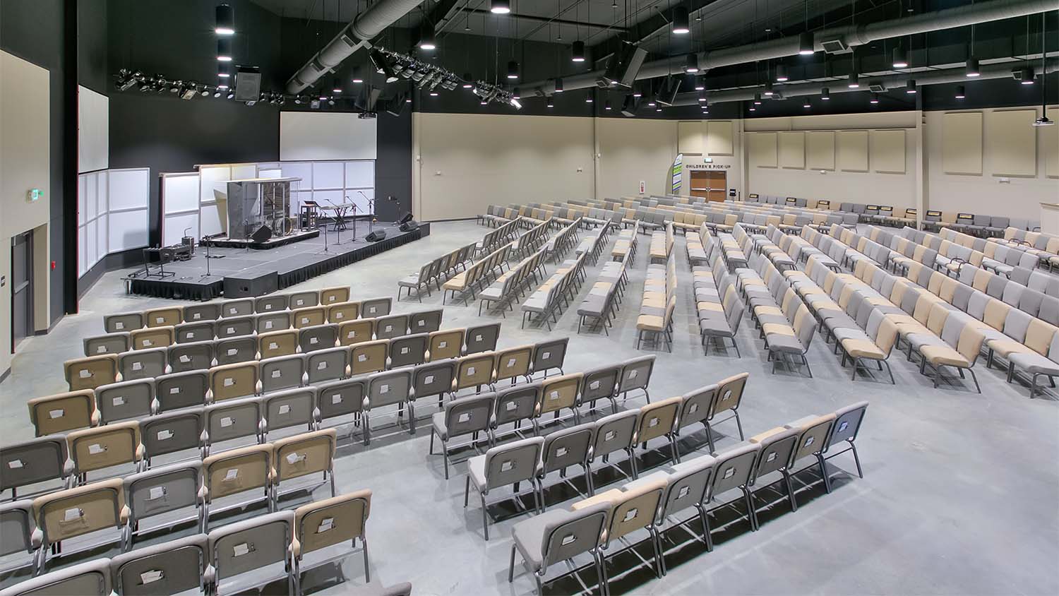 Sanctuary inside of Blount Community Church