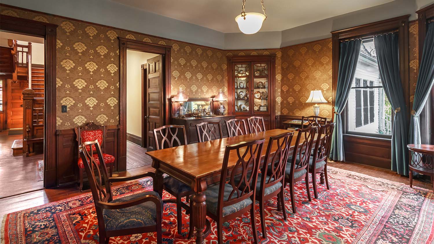 Dining room in the Historic Westwood House