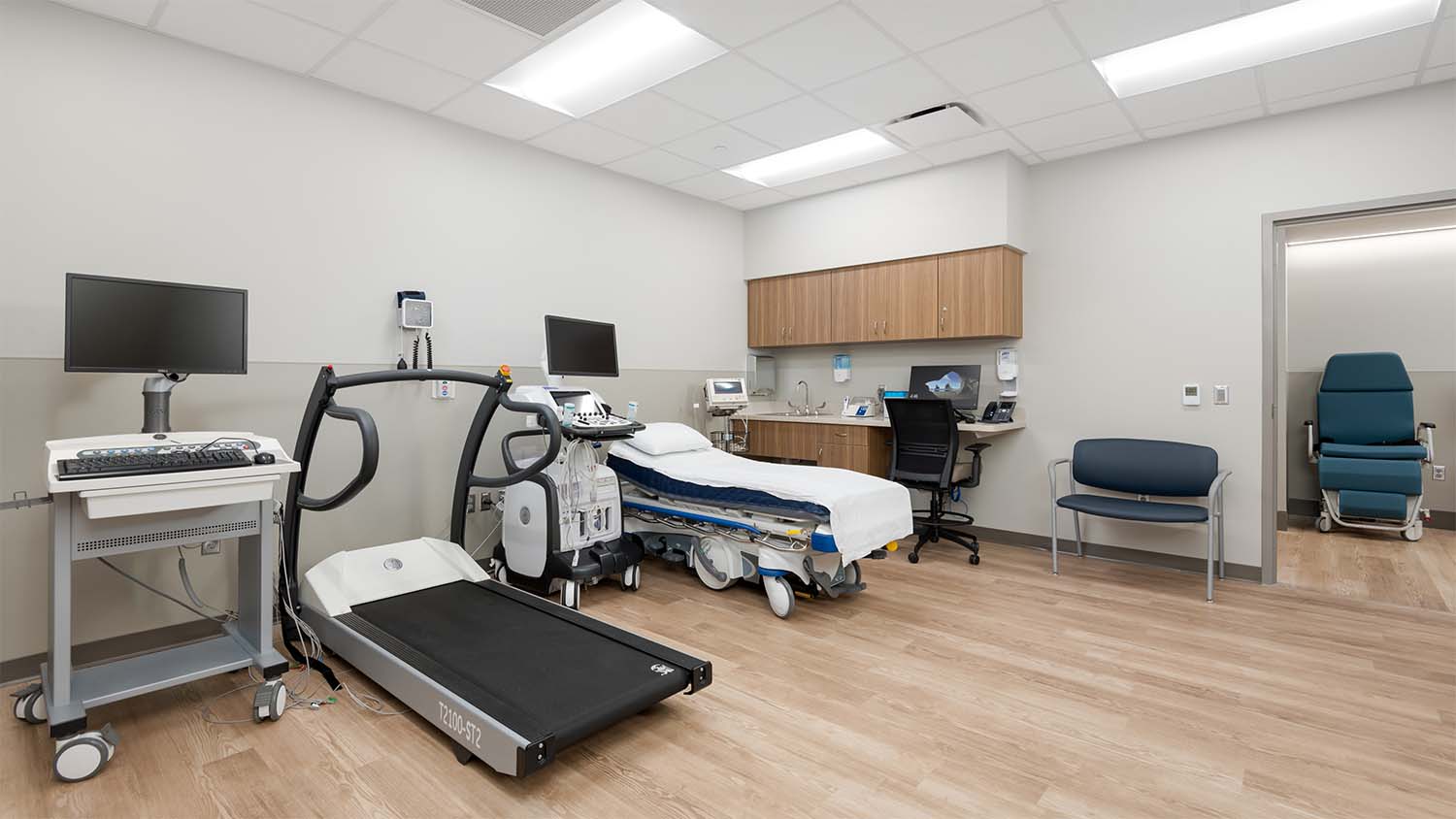 Patient area of the Covenant Health South Knoxville Medical Office Building by Johnson & Galyon