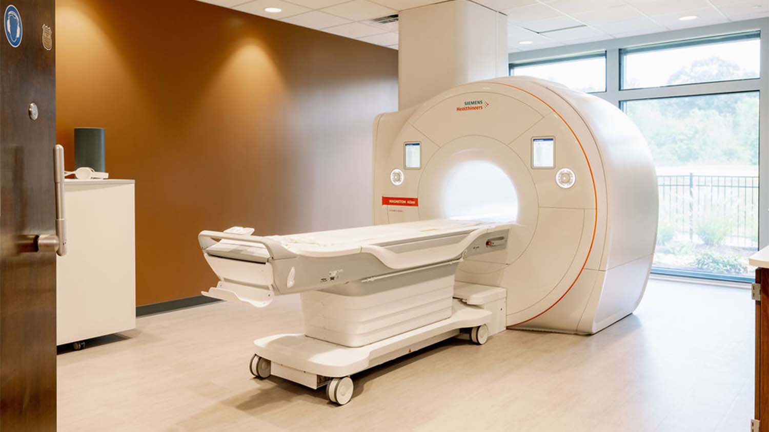 MRI scan room of the Knoxville Orthopedic Clinic Ortho Tennessee North Medical Office Building by Johnson & Galyon