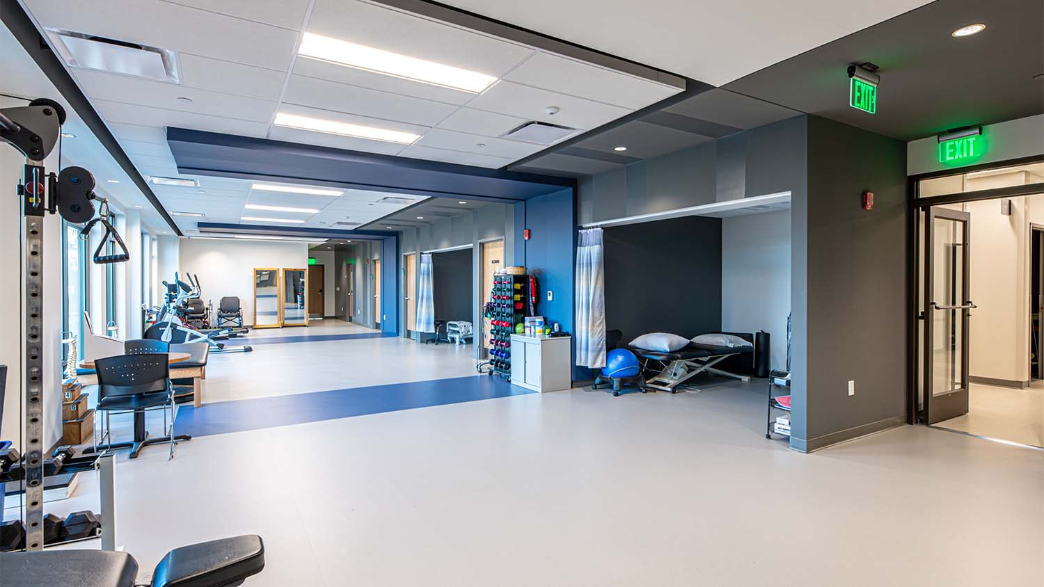 Interior of the Pain Consultants of East Tennessee Clinic and Ambulatory Surgery Center by Johnson & Galyon