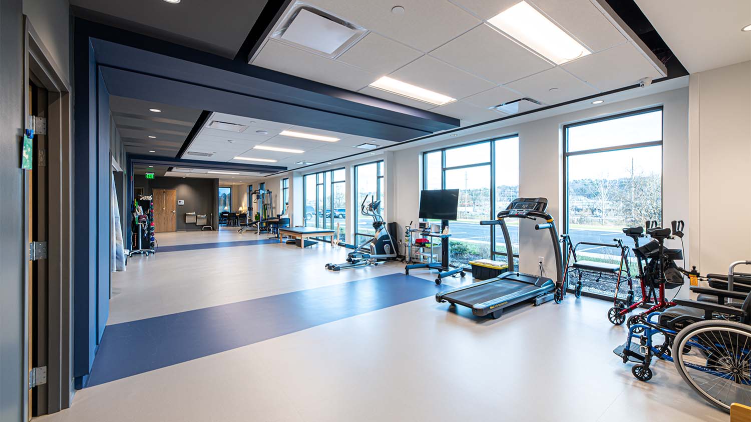 Therapy area of the Pain Consultants of East Tennessee Clinic and Ambulatory Surgery Center by Johnson & Galyon