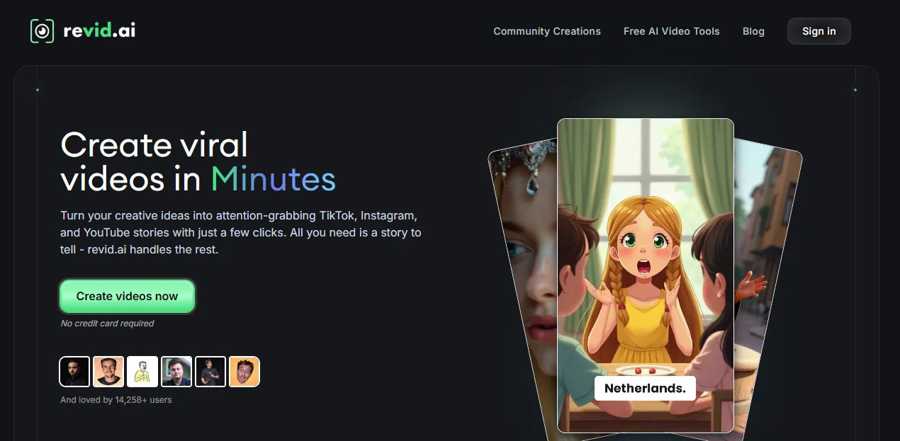 Revid AI Review 2025 - Pricing, Alternatives & Tutorial | Best Free AI Tools