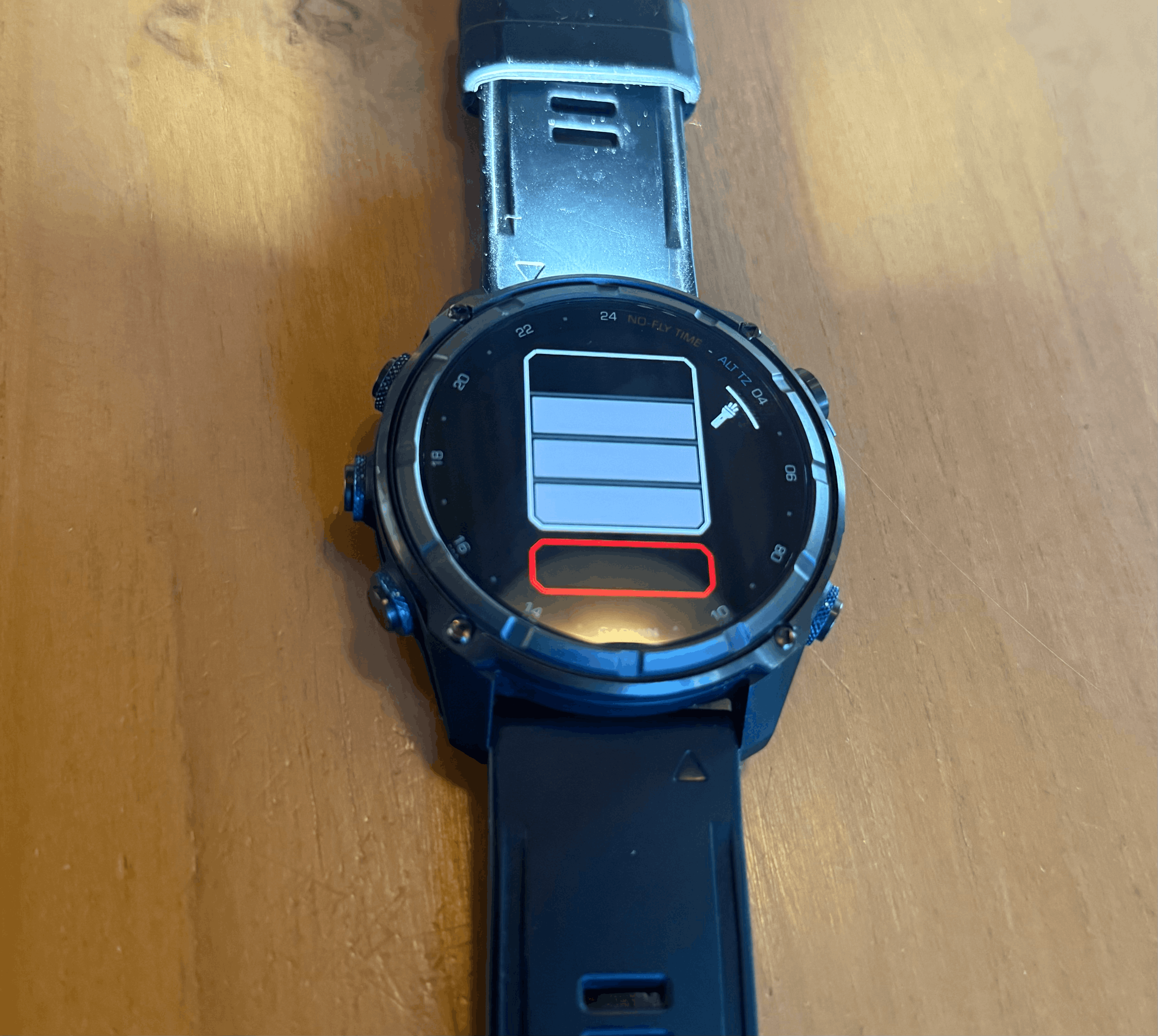 Garmin Descent MK3i Flashlight