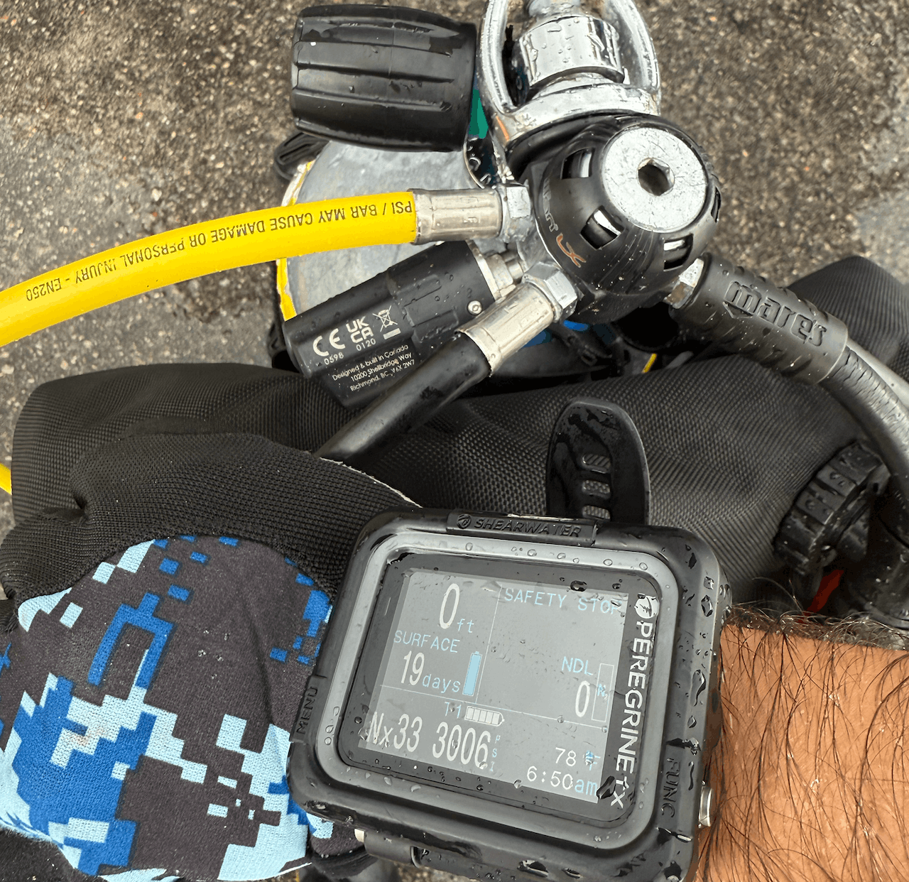 Shearwater SWIFT wireless air transmitter