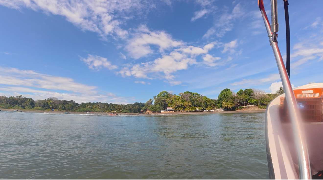 Boat ride out to Coiba National Park, Panama