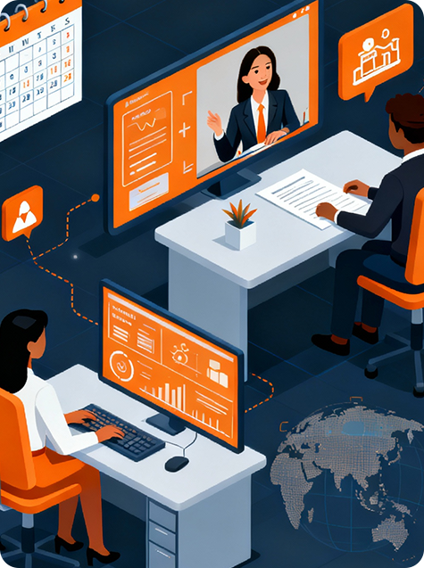 Image of people collaborating together