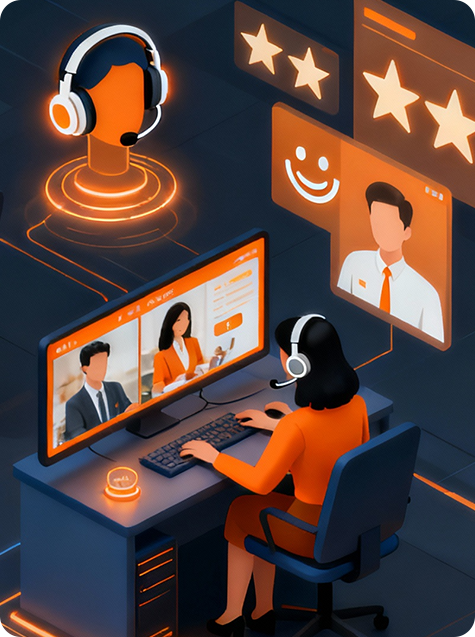 Image of people collaborating together